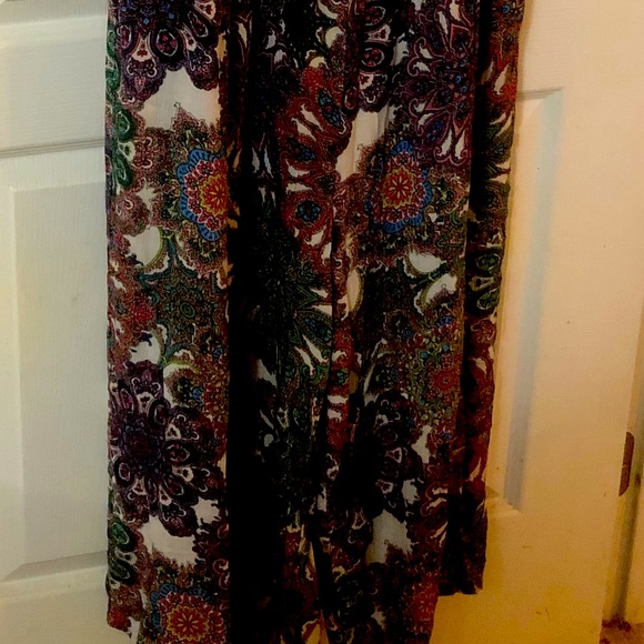 Plus size pasley off shoulder jumpsuit - Picture 6 of 6